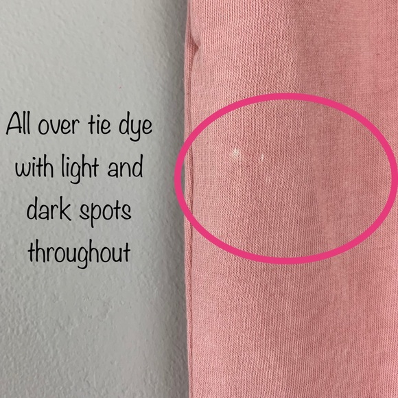 NWT XS PINK Victoria’s Secret High Waist Campus Joggers Tie Dye Sweatpants VS - Picture 7 of 13